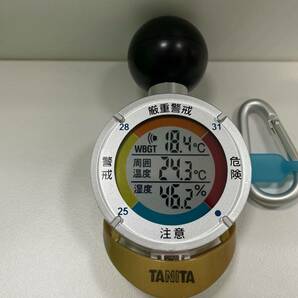 【B11594TY】TANITA タニタ 熱中アラーム TT-562 黒球式熱中症指数計 稼働品 温度 湿度 測定器の画像2