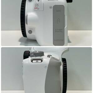 【B14161CK】極美品 Canon キャノン EOS Kiss X7 ダブルレンズキット 40mm 18ー55mm デジタル 一眼レフカメラ SD8GB付 シャッター回数20回の画像6