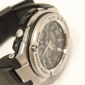 【B14138AK】美品 CASIO カシオ G-SHOCK ジーショック G-STEEL GST-W310-1AJF 電波ソーラー 箱 説明書 稼働品 メンズ 腕時計の画像6