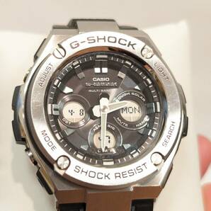 【B14138AK】美品 CASIO カシオ G-SHOCK ジーショック G-STEEL GST-W310-1AJF 電波ソーラー 箱 説明書 稼働品 メンズ 腕時計の画像1