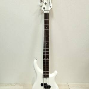 【B14344AK】美品 FERNANDES FRB-45M ベース 白 2009 SW チューナー lgt-2000 ソフトケース ピック等 付属品付き の画像2