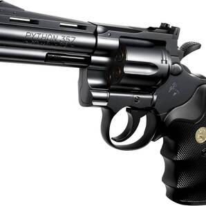 コルトパイソン 357マグナム 4インチ ブラック エアーコッキングガン HOP 10歳以上