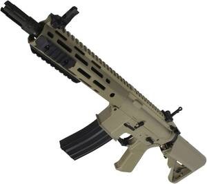 M4 URX4 M-LOK 9.5インチ TAN ハンドガードアウターバレルメタル製 電動ガン 電子トリガー HOP 18歳以上