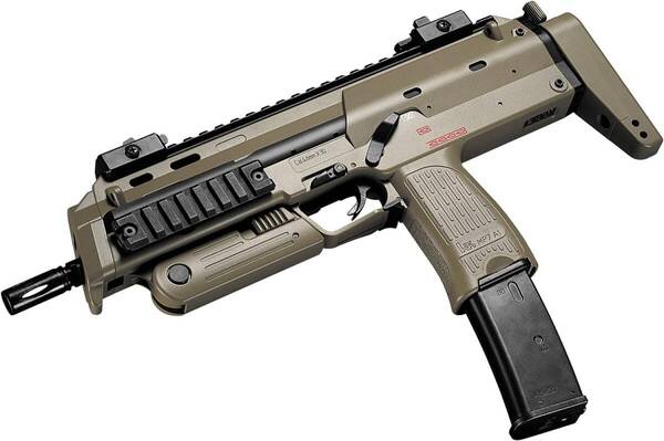 H&K MP7 TAN ガスブローバック HOP 18歳以上