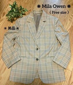 ☆ Mila Owen テーラードジャケット 〈 Free size〉美品