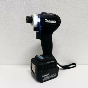 マキタMakita 充電式インパクトドライバ TD162D B1450 1個付 14.4V 5.0Ah 中古 動作品 [質イコー]