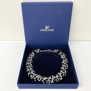 C038-H28-221 SWAROVSKI スワロフスキー ネックレス ウェディングジュエリー シルバー パーティー アクセサリー