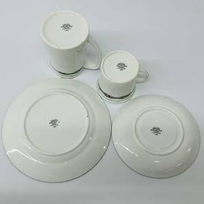 B029-SG2-46 FOLEYCHINA フォーリーチャイナ ティーセット ティーカップ ソーサー ミルクポット 皿 アンティーク 食器まとめの画像2