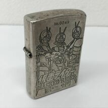 F113-H21-1216◎ Zippo ジッポ オイルライター 仮面ライダー 1号 2号 V3 昭和ライダー 喫煙具 ※火花あり_画像1