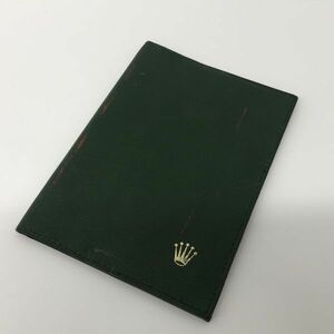 F169-O49-18★ ROLEX ロレックス カードケース 名刺入れ 0680834 約16.2×11.3cm グリーン