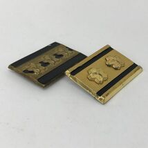 F184-K44-4511★ 消防バッチ 2点セット 約4.7×3.4cm コレクション 純銀台 金張 雑貨 アンティーク_画像5