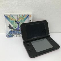 G203-K44-4431◎ 任天堂 ニンテンドー 3DS LL 本体 SPR-001 レッド ソフト ポケットモンスターX 2点セット_画像1