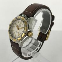 G280-D1-842◎ TAG HEUER タグホイヤー professional プロフェッショナル レディース クオーツ 不動 腕時計 ラウンド デイト_画像2