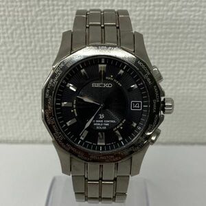 G011-CH5-93◎SEIKO セイコー 腕時計 デイト 611640 7B25-0AA0 クォーツ メンズ 文字盤ブラック