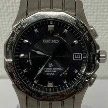 G011-CH5-93◎SEIKO セイコー 腕時計 デイト 611640 7B25-0AA0 クォーツ メンズ 文字盤ブラック_画像2
