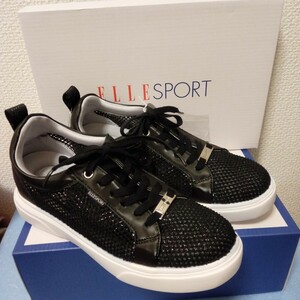 ELLE SPORTスニーカー23.0㎝