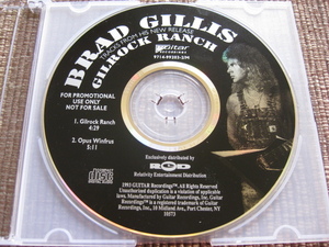 ★プロモ盤★BRAD GILLIS♪Gilrock Ranch★Guitar Recordings 9714-99203-2/M★US盤★CD★