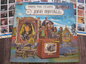 ★JOHN MAYALL♪THRU THE YEARS★Eric Clapton/Peter Green/Mick Taylor★White Blues/Blues Rock★London 2PS 600/1★US盤★2LP★