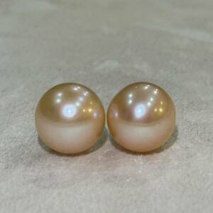  beautiful! south . pearl earrings 12mm k18 finishing silver .. gloss eminent natural lustre eminent pearl earrings jewelry pearl