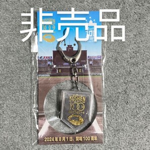 【非売品】第96回選抜高等学校野球大会　センバツ高校野球　甲子園球場開場100周年記念　甲子園の土キーホルダー　高校野球　甲子園　阪神 