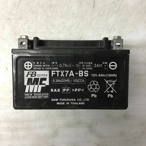 H61-1 バイク用 バッテリー YTX7A-BS FTX7A-BS 中古 良品 テスターにて測定済み