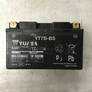 H61-2 battery for motorcycle YT7B-BS used good goods tester .. measurement ending 