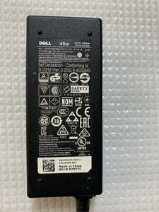 DELL AC adapter pattern number :LA45NM140 input :100-240V 1.3A 50-60Hz output :19.5=2.31A accessory = body + power cord 