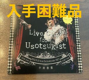 小南泰葉　Live clip from Usotsukist LIVE DVD ライブ会場限定販売　入手困難　レア