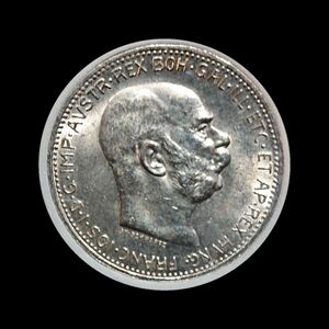 オーストリア フランツヨーゼフ 1コロナ銀貨 1915年