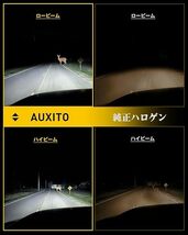 AUXITO H1 led ヘッドライト 爆光 H1 led 12連高輝度LEDチップ搭載 led H1 2倍の明るさ 6500k ホワイト H1 車検対応 無極性 （２個セット）_画像5