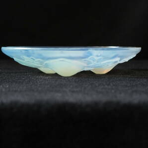 極美品 送料無料 Sabino サビノ スミレ フラワー 花 ボウル オパールセント プレート 皿 アンティーク ガラス フランスの画像8