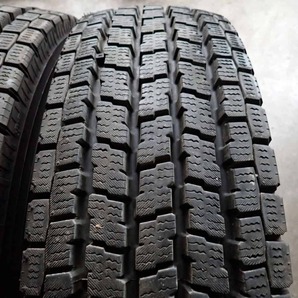 冬 2本SET 会社宛 送料無料 215/85R16 120/118 LT ヨコハマ アイスガード IG91 地山 バリ溝 小型トラック キャンター エルフ NO,E9326の画像4