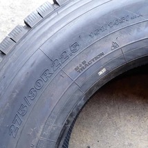 冬 新品 2本SET 会社宛 送料無料 275/80R22.5 151/148 TB ヨコハマ 905W 地山 高床 大型トラック トレーラー 効き重視モデル NO,E9249_画像6