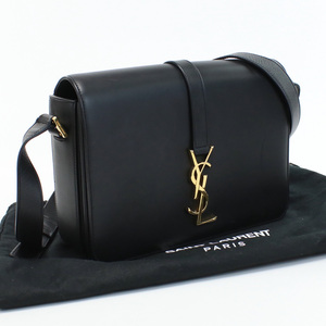 中古良品サンローランSAINT LAURENT ユニベルシテショルダー　ブランド レザー 357403 ブラック　 ランク：A us-2 レディース