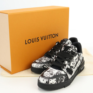 中古良品ルイ ヴィトンLOUIS VUITTON LVトレイナー・ラインスニーカー 1AB9WZ FA1202 ランク：A us-2