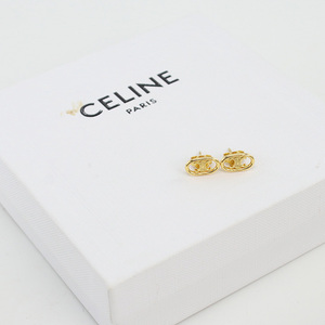  used good goods Celine CELINE Trio mf earrings brand rank :A us-2 lady's 