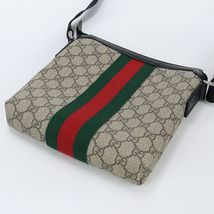 中古良品グッチGUCCI ショルダーバッグ GGスプリーム 471454 ベージュ系　 ランク：A us-2 メンズ レディース_画像2