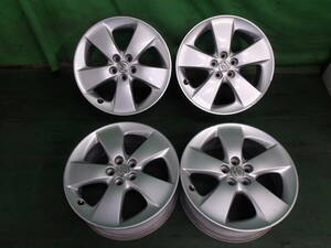 ☆　ホイール　TOYOTA　純正　17×7J　+50　PCD100　5Ｈ　シルバー　4本　17インチ　プリウス