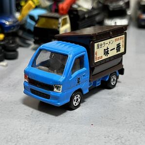 トミカ スバル サンバー ラーメン屋台車 ルースの画像1