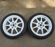 ワークエモーション D9R 17インチ 7j+47 114.3 5H ATRSPORT2付き 205/45R17 Workemotion ZC32S ZC31S_画像1