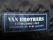 ★VAN BROTHERS LICENSED BY VAN JACKET★3B 段返り ウール100％ マイクロ格子柄 スーツ★グレイ★A5★VAN JACKET _画像7