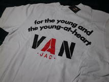 ★VAN JAC ヴァンヂャケット★背面アーチロゴ Tシャツ★ホワイト★M★VAN JACKET _画像3