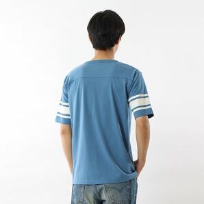 【新品未使用】Champion/チャンピオン ウィンザーブルー ナンバリングラバープリントTシャツ XLサイズの画像5