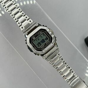 極美品 G-SHOCK GMW-B5000D-1JF タフソーラー 電波受信 電波ソーラー マルチバンド6 Bluetooth搭載 モバイルリンク メタルバンド シルバーの画像10