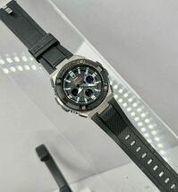 美品 G-SHOCK GST-W330AC-1AJF G-STEEL Gスチール タフソーラー 電波受信 電波ソーラー マルチバンド6 反転液晶 ブラック ラバーバンド_画像10