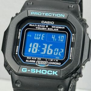 美品 G-SHOCK GW-M5610CC-2JF カラーディスプレイ シリーズ タフソーラー 電波受信 電波ソーラー マルチバンド6 ブラック カラー液晶