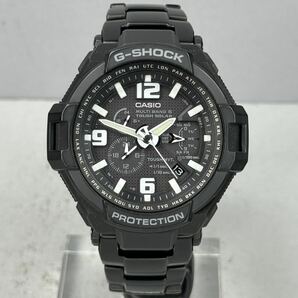 極美品 G-SHOCK GW-4000D-1AJF スカイコックピット タフソーラー 電波受信 電波ソーラー マルチバンド6 ブラック ホワイト メタルバンドの画像5