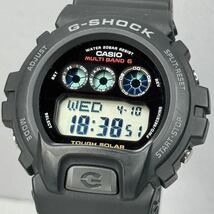 極美品 CASIO G-SHOCK GW-6900-1JF タフソーラー 電波受信 電波ソーラー マルチバンド6 デジタル ブラック 三つ目 オリジンモデル_画像1