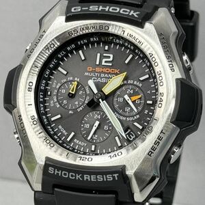 極美品 G-SHOCK GW-2000-1AJR グラビティマスター スカイコックピット タフソーラー 電波受信 電波ソーラー マルチバンド6 ブラック