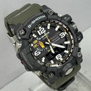 極美品G-SHOCK GWG-1000-1A3JF MUDMASTER タフソーラー電波受信 電波ソーラー マルチバンド6 トリプルセンサー ブラック アナデジ 反転液晶の画像2